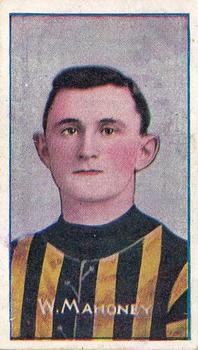 1908-09 Sniders and Abrahams Australian Footballers - Victorian League Players Series D #NNO William Mahoney Front